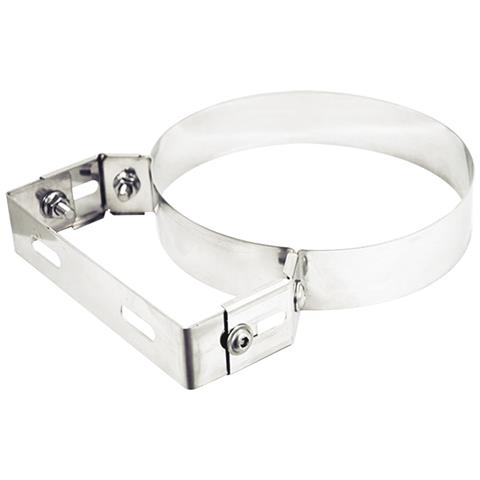 Collare Per Fissaggio Tubi Regolabile In Acciaio Inox - 12cm - Foto 1