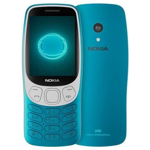 3210 4G 32GB max / 64MB Ram Display 2,4" Dual-nanoSIM Standby 1450 mAh Blue Scuba - Foto 1