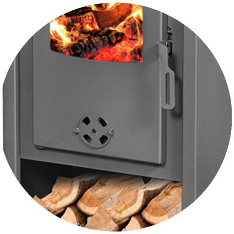 Stufa A Legna Dikar 10 Kw - Foto 4