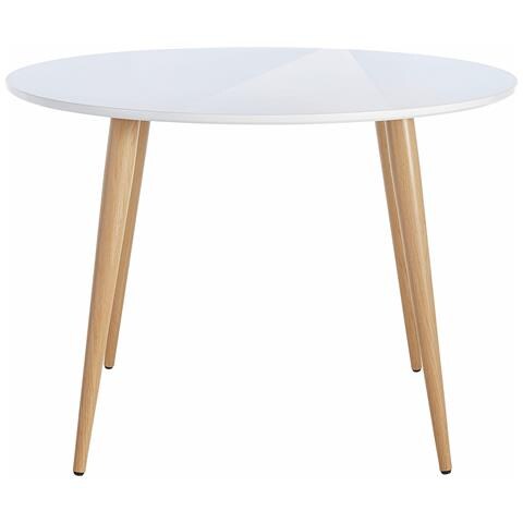 Aspen Tavolo Da Pranzo Lucido In Mdf Bianco - Foto 2