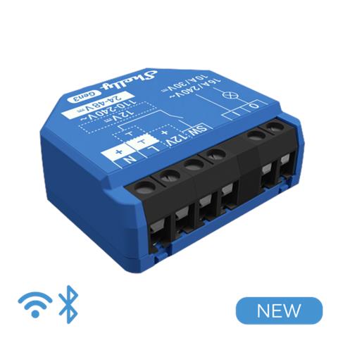 1 Gen 3 - Smart Relay 16A AC /DC WiFi /BT + cont. pulito - Foto 1
