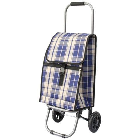 Carrello Spesa Con Ruote Trolley Portaspesa Con Manico Amilcare Carrello Blu - Foto 1