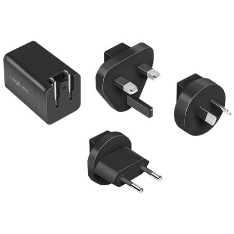 PA0301 Caricabatterie per dispositivi mobili Universale Nero AC Ricarica rapida Interno - Foto 2