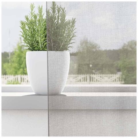 Tende In Voile Con Occhielli 2 Pz Grigio Chiaro 140x175 Cm - Foto 3