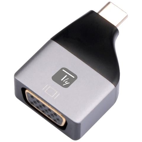 IADAP USBC-VGAC adattatore grafico USB 1920 x 1200 Pixel Nero, Argento - Foto 5