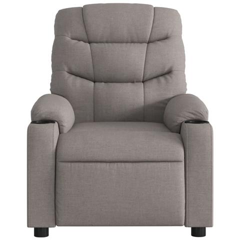 Poltrona Elettrica Reclinabile Tortora in Tessuto - Foto 9