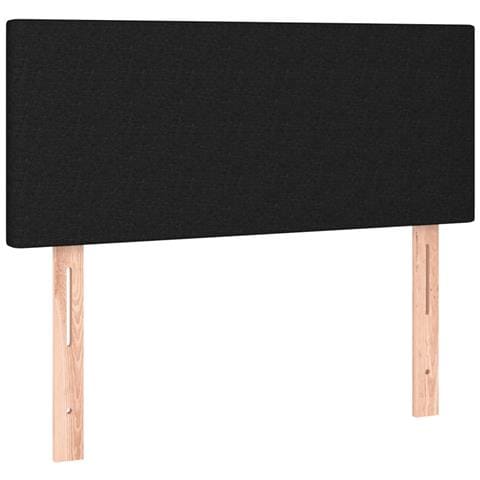 Letto a Molle con Materasso e LED Nero 120x190 cm in Tessuto - Foto 9