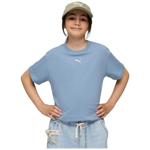 Ess Boxy Tee G Cool Blue 68513134, Bambini, Blu, 140 - Foto 1