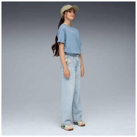 Ess Boxy Tee G Cool Blue 68513134, Bambini, Blu, 140 - Foto 2