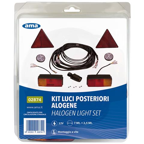 Kit Fanali 12 V Con Cavo 5 Poli - Foto 1