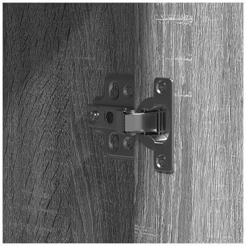 Tolette con luci a LED Grigio Sonoma 102x33x135 cm - Foto 9