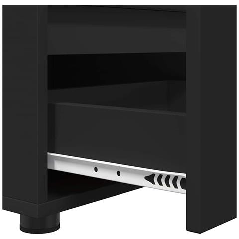 Mobile TV con cassetto Nero 100 x 48 x 43 cm Legno multistrato - Foto 9