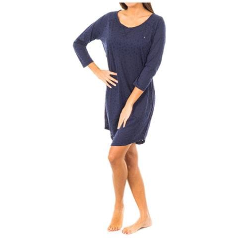 Camicia Da Notte A Maniche Lunghe Con Scollo A Barchetta 1487903526 Donna - Foto 1