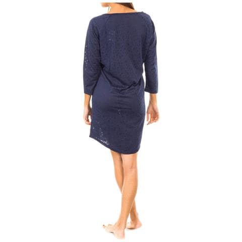 Camicia Da Notte A Maniche Lunghe Con Scollo A Barchetta 1487903526 Donna - Foto 3