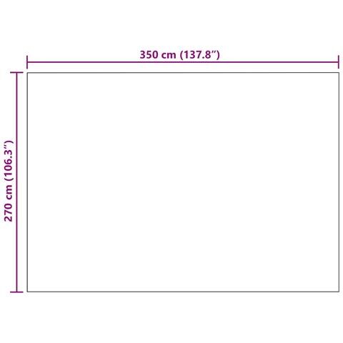 Coperta Grigio scuro 350 x 270 cm Panno - Foto 8