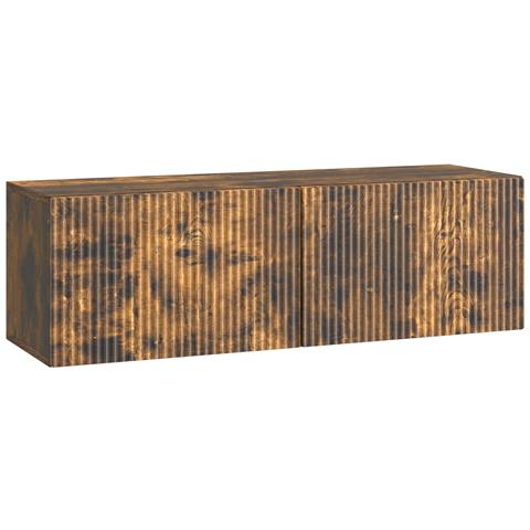 Mobile Porta TV da Muro Rovere Fumo 98 x 31 x 30 cm - Foto 1