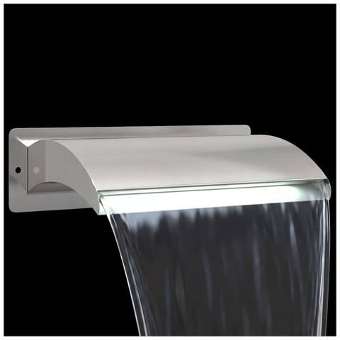 Cascata da Piscina con Luce LED Acciaio Inox 304 - Foto 9