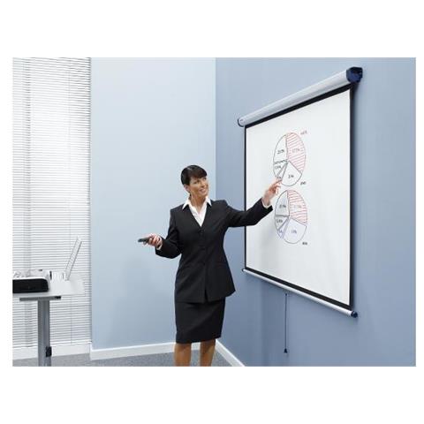 Schermo per proiezione 4:3 a muro o soffitto - Foto 5