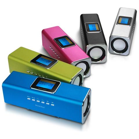 RMS 6W, 150Hz-18kHz, 4 Ohms, S / N 80 dB, FM, USB, MicroSD, Line In 3.5mm, LCD, 270g - Foto 1