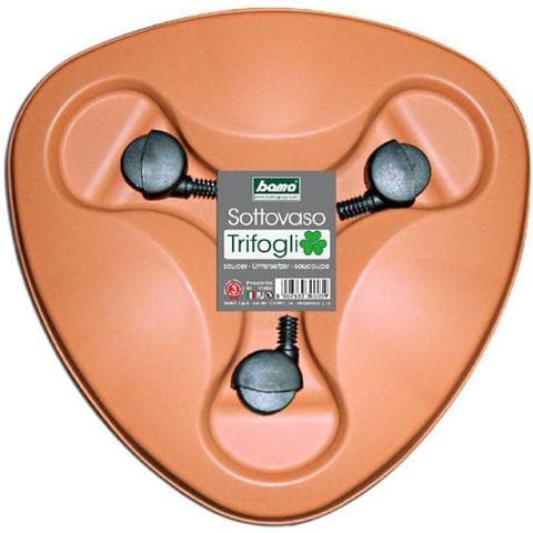 Sottovaso Trifoglio Con Ruote Colore Granito - Foto 1