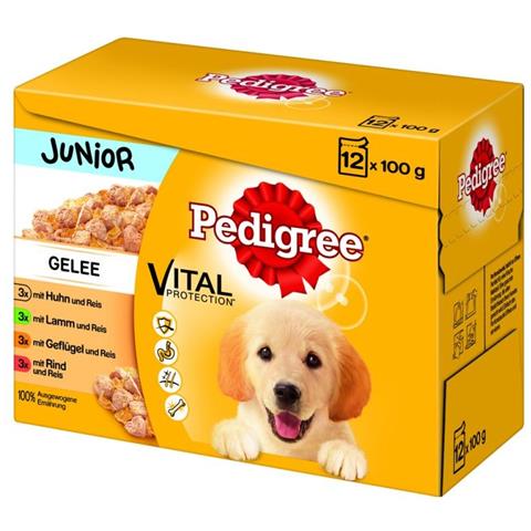 Pedigree Multipack Pedigree Junior 12x100g Cibo Umido Per Cani