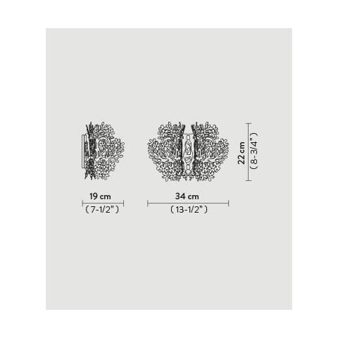 Fiorella Mini Wall White - Foto 2