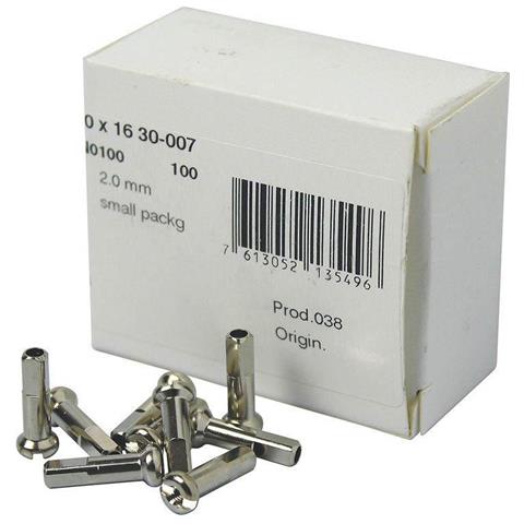 Cavi Cable Tips Brass 100 Units Ricambi Dei Componenti 2 X 16 Mm - Foto 1