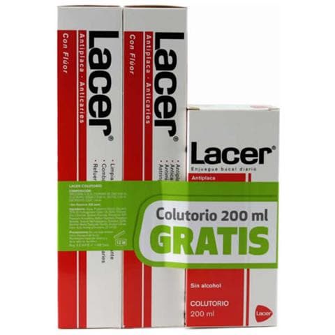 Duplo Antiplaque-anticaries Toothpaste - Dentifricio 125ml + Mouthwash 200ml - Foto 1