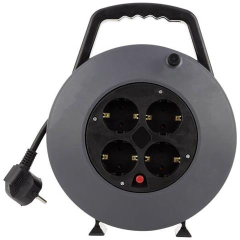 Ritter 008818114 Avvolgicavo una Prese 4, 5 m 3G15, colore: Nero - Foto 1