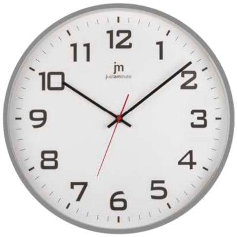 Justaminute 00880G orologio da parete e da tavolo Orologio al quarzo Cerchio Grigio - Foto 1