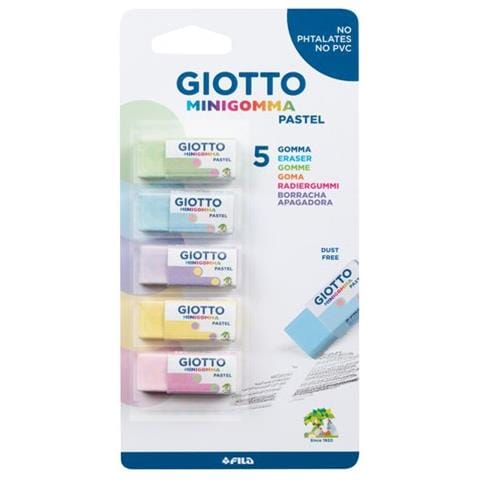 Gomma 5pz. Pastel 025100 - Foto 1