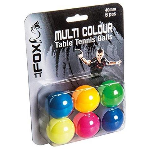 6pk Di Nd Sport Unisex Fox Tt Ping Pong Palline (confezione Da 6) -multi-color - Foto 1