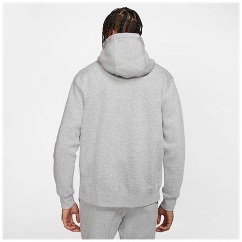 Felpa Da Uomo Con Cappuccio E Full Zip Club Fleece Taglia Xxl Codice Bv2645-063 Colore Grigio - Foto 2