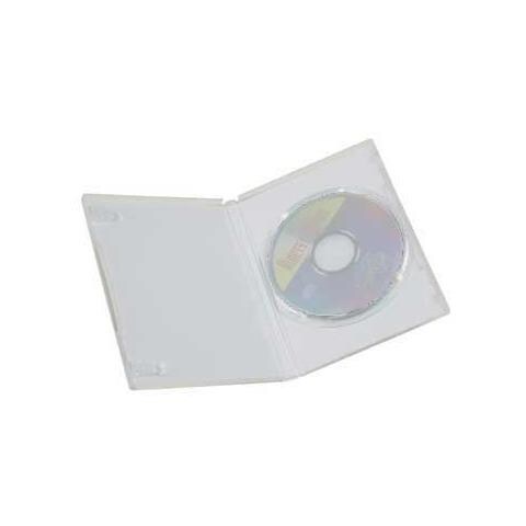 DVD-ROM Empty Case w / Foil, Transparent 1dischi Trasparente - Foto 1