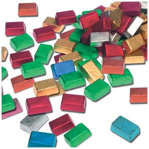 150 fogli per incarto cioccolatini rosso 50g 10x10cm - Foto 3