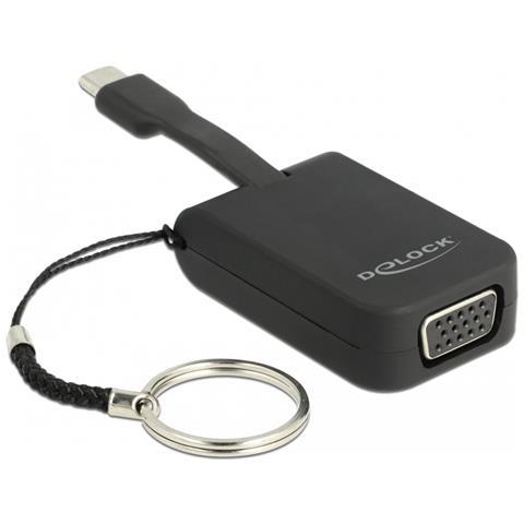 63941 cavo di interfaccia e adattatore USB Type-C VGA Nero - Foto 1