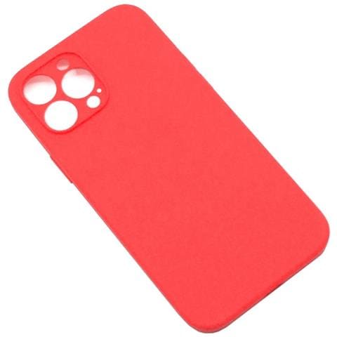 Custodia Tpu Silicone Lite Cover Soft-case Per Apple Iphone 13 Pro Max Red - Foto 1