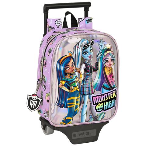 Trolley Per La Scuola Monster High Best Boos Lilla 22 X 27 X 10 Cm - Foto 1
