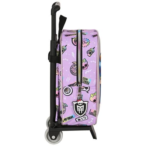 Trolley Per La Scuola Monster High Best Boos Lilla 22 X 27 X 10 Cm - Foto 3