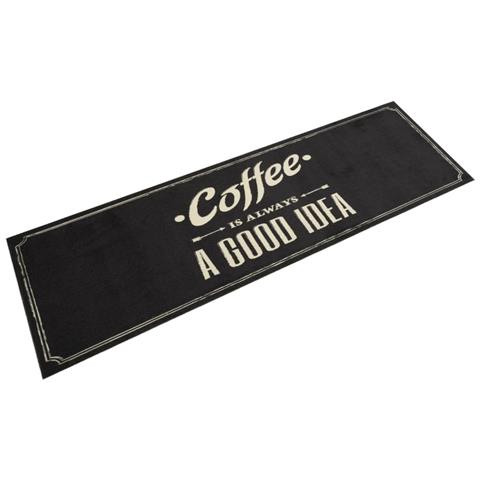 Tappeto Da Cucina Lavabile Testo Caffè 45x150 Cm In Velluto - Foto 1