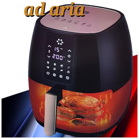 Trade Shop - Friggitrice Ad Aria 1400w 5lt Display Lcd Funzione Temporizzazione Potente Q-z8 - Foto 1