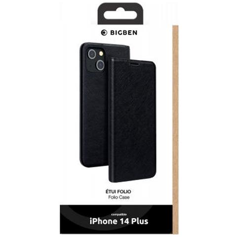 Custodia Protettiva Folio Per Iphone 14 Plus, Nero - Foto 2