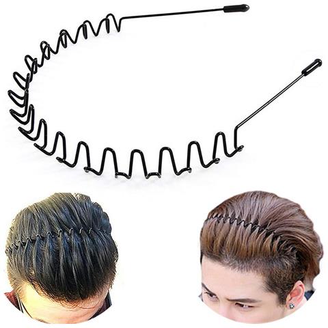 Confezione Da 6 Diademi Ondulati In Metallo Black - Foto 6