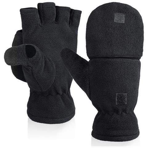 Guanti In Pile Polare Apribili Senza Dita Xl - Foto 1