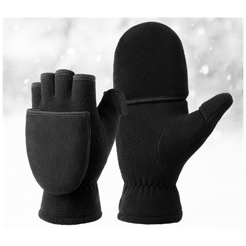 Guanti In Pile Polare Apribili Senza Dita Xl - Foto 7