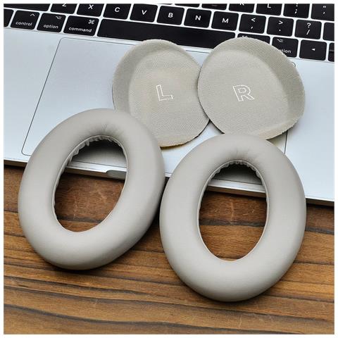 Cuscinetti Auricolari Di Ricambio Per Cuffie Bose Quietcomfort Ultra - Grigio (confezione Da 2) - Foto 4