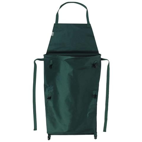 Grembiule Da Giardino Con Tasca Pieghevole 130x55 Cm Verde - Foto 2