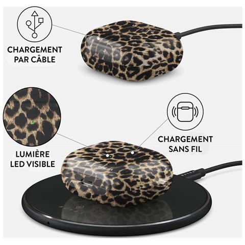 Custodia Per Airpods 3 Modello Player Antigraffio, Léopard - Foto 5
