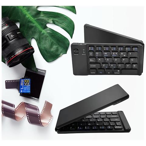 Tastiera Bluetooth Pieghevole Black - Foto 2