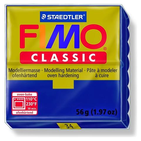 Fimo Classic - Pasta Modellabile Sintetica 56gr Navy Bleu 34 - Foto 1